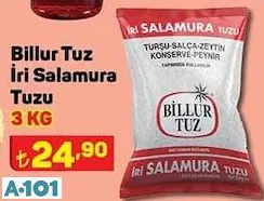 BİLLUR TUZ İRİ SALAMURA TUZU BİLLUR TUZ İRİ SALAMURA TUZU